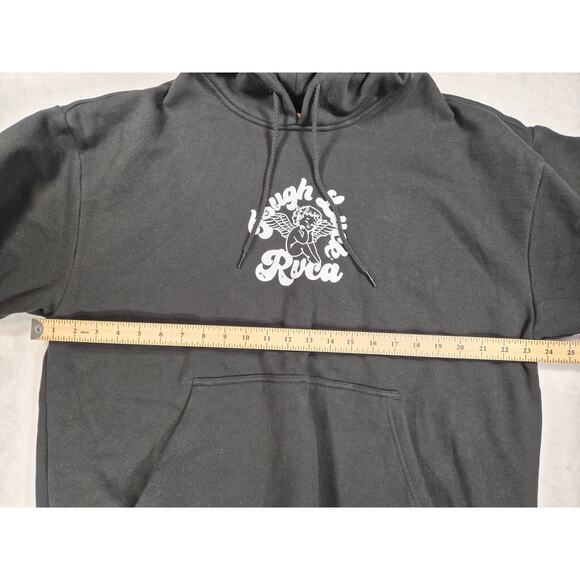 RVCA Tough Luck Baggie Boyfriend Hoodie size Small - Picture 4 of 6